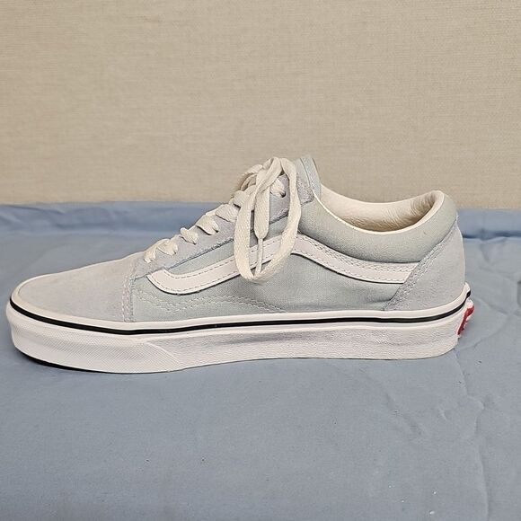 VANS OLD SKOOL LIGHT BLUE SNEAKERS BFPM-06-211 - Picture 5 of 10